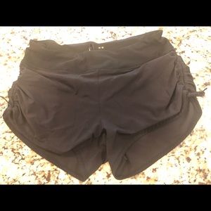 Lucy black running shorts